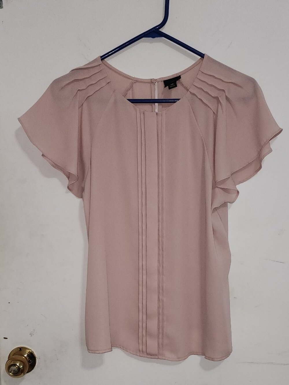 Worthington Ladies Dress Blouse, Size Pet. Med., Butterfly Sleeves